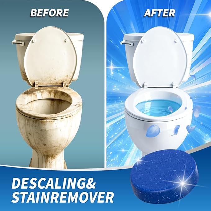 Automatic Toilet Bowl Cleaner Tablets 12-Pack and Garbage Disposal Cleaner Tablets 24-Pack