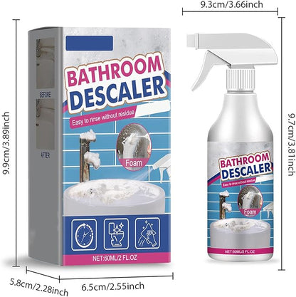 Heavy Duty Bathroom Scrubbing Solution, New Upgrade Bathroom Descaler, Stubborn Stains Cleaner, Bathroom Descaler Cleaners, All Purpose Bathroom Cleaner Spray for Home Kitchen (1PCS)