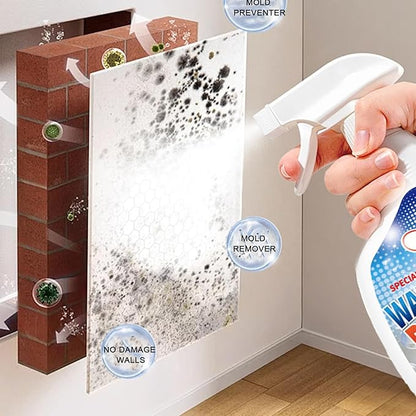 BTDECLAR Highly Effective Removal Spray, 2026 Upgrade Wall Cleaner Spray, Wall Remover Multi-Surface Cleaning Solution, Dirt, Dust And Stain Remover, for Wood,Tile,Fabric,Bathrooms,Kitchens (1pc)
