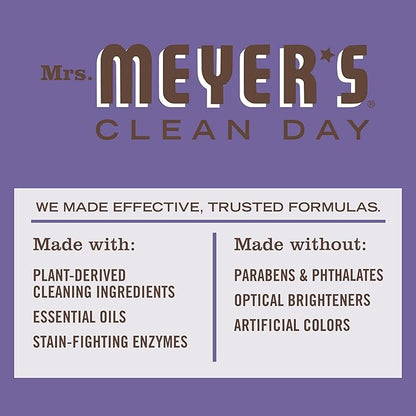 MRS. MEYER'S CLEAN DAY Liquid Laundry Detergent, Infused with Essential Oils, Compassion Flower, 64 oz (64 Loads) (Pack of 4)