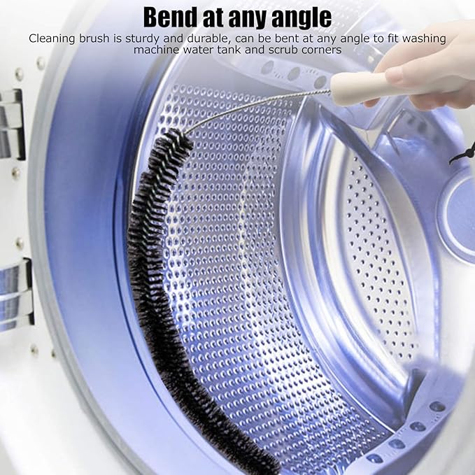 Pilipane Dryer Vent Cleaner Kit, Clothes Dryer Lint Brush, Dryer Lint Brush Vent Trap Cleaner Longer Flexible Refrigerator Coil Brush