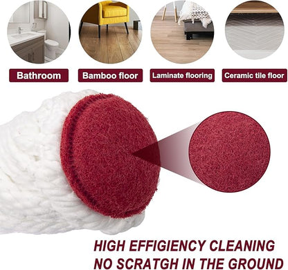 KeFanta Self Wringing Mop for Floor Cleaning, Microfiber Floor mop with 57 " Long Handle, Easy Wringing Mops for Kitchen Hardwood Bathroom Garages Warehouses Vinyl Tile Laminate Home Office