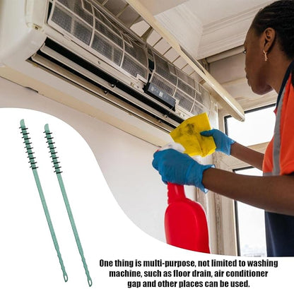 Dryer Vent Cleaner - Drum Washing Machine Effective Dryer Vent Lint Remover | Inner Wall Dirt Cleaning Soft Brush for, Floor Drain, Air Conditioner, Slot