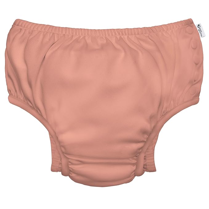 green sprouts Eco Snap Swim Diaper with Gussets - Coral - 24mo