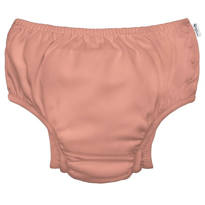 green sprouts Girls Reusable Absorbent Baby Swim Diapers Coral 18 Months