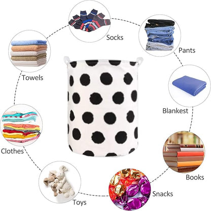 Collapsible Laundry Basket in Bedroom Waterproof Laundry Hamper in Bathroom Large Laundry Bag in College Dormitory Cloakroom Livingroom Nursery Organizer Toy Bin