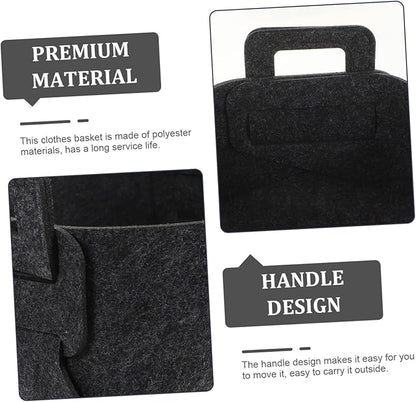 Ciieeo Foldable Capacity Laundry Hamper Basket Felt Clothes Storage Bin for Bedroom Dorm and Blanket Organizer Lightweight Collapsible Laundry Basket for Home Use