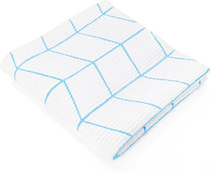 Full Circle Clean Again Super Absorbent Cleaning Cloths, Blue Waves, 2 Pack