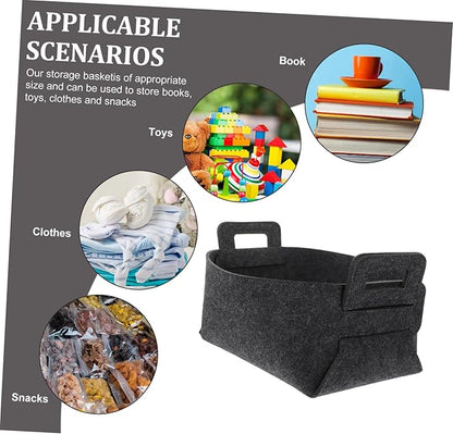 Kichvoe Foldable Laundry Basket Capacity Clothes Hamper Multipurpose Storage Bin for Dorms Home Travel Felt Organizer for Sporting Goods