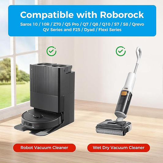Floor Cleaning Solution Compatible with Roborock Robot Vacuum and Wet Dry Vacuum Cleaner, Deeply Cleans Various Hard Floors Without Leaving any Residue. 1L, 33.81 Fl Oz, Pomelo and Citrus Fragrance