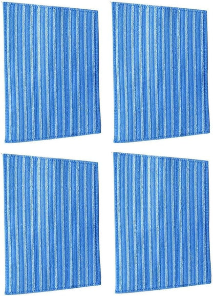 Ximoon RMF 4X Ultra Clean Pads Washable Steam Cleaning Mop Pads Replacement for Haan FS SI MS Steamers SI-40 SI-70 SI-35