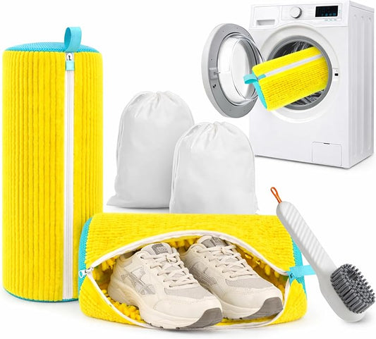 Shoe Washing Machine Bag – Sneaker Washing Machine Bag, Mesh Laundry Bags for Delicates