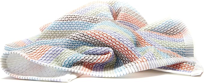 Full Circle Tidy 100% Organic Cotton Dish Cloths - Absorbent, Reusable, Kitchen Towels, Eco-Friendly, Machine Washable - Red