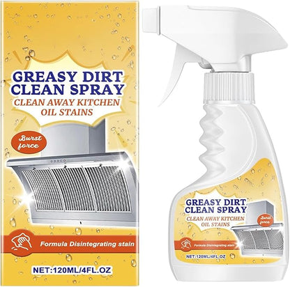 Cleaning Spray - 120ml Stain Remover | Efficient Multi Purpose Foam Cleaner | Kitchen Degreaser Cleaners Spray For Ovens Cabinet Pots Appliances Household Bathroom Microwave Doors Hoods Glass