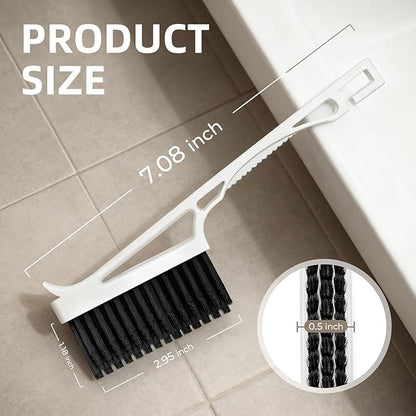 Grout Cleaner Brush V Shape, Stiff Grout Cleaning Brushes for Tile Floor,Magic Brush, Bathroom Accessory, Cleaning Tools, Grout Scrub Brush Set for Shower, Bathroom, Kitchen, Household Use