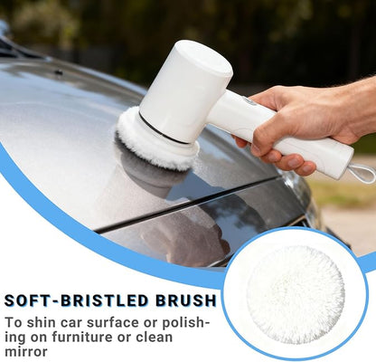 Replacement Brush Heads, 4-Pack Multi-Surface Spin Scrubber Heads for Cordless Electric Power Scrubber, Cleaning Pads for Bathroom, Kitchen, Tile, Bathtub, Car Detailing & Floor