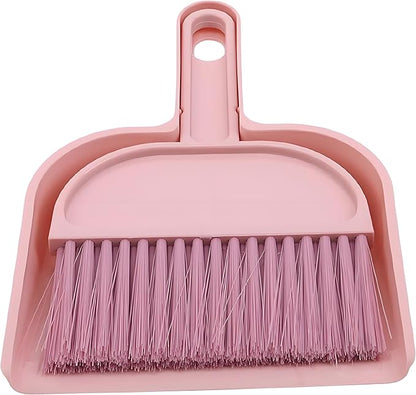 Mini Broom and Dustpan Set, Compact Cleaning Kit for Home Car Camping Small Spaces Pet Cleanup and Travel