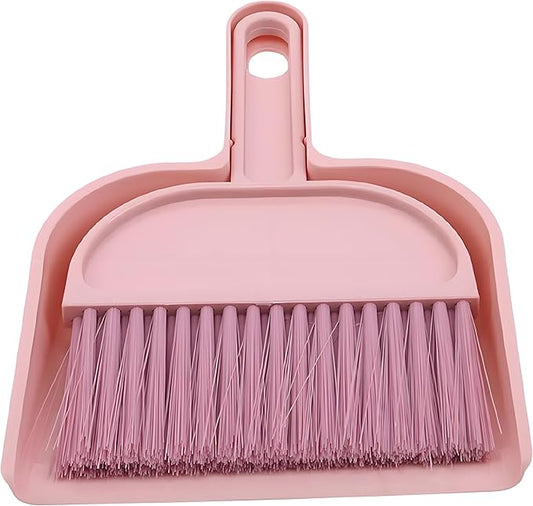 Mini Broom and Dustpan Set, Compact Cleaning Kit for Home Car Camping Small Spaces Pet Cleanup and Travel