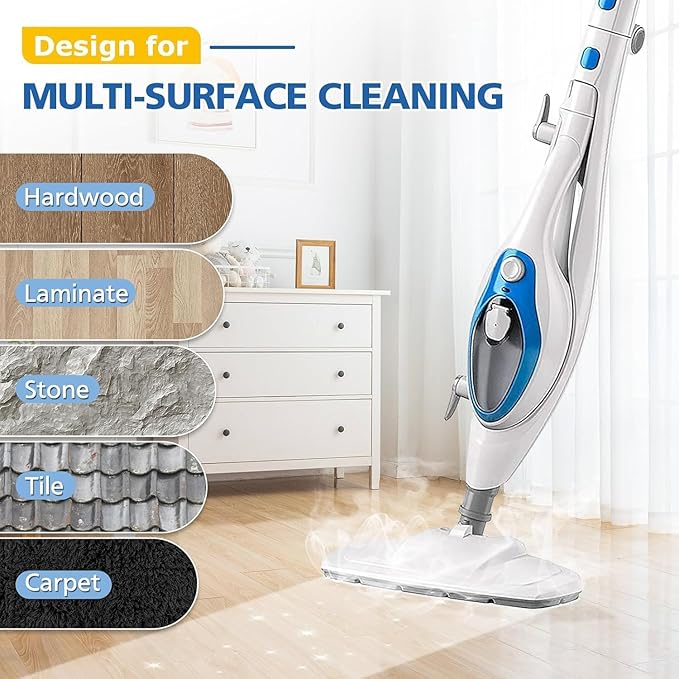 LINNIW 6 Pack Replacement Steam Mop Pads Compatible for PurSteam ThermaPro 10-in-1