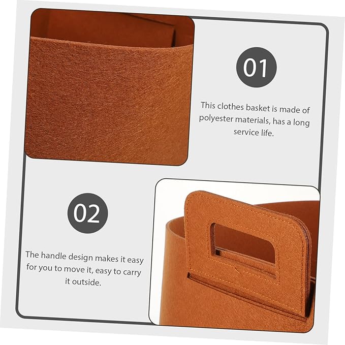 PRETYZOOM Foldable Storage Box for Laundry Rolling Clothes Basket Large Capacity Suitable for Nursery Bathroom Dorm Nursery and