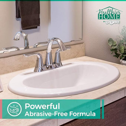 CHOMP! Bathroom Hardwater Stain Cleaner: Healthier Home BathroomMagic Gel Spray-Removes Soap Scum, Lime Scale Grime Remover Showers Toilets, Bath Tub, Tile, Grout, Grapefruit 32 oz
