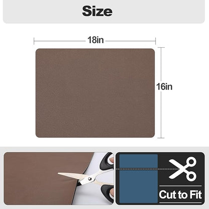 Ecotrim - Dish Drying Mat for Kitchen Counter | Coffee Bar Mat for Countertops | Heat Resistant Drainer Mat with Non-slip Rubber Backed | Hide Stain Kitchen Absorbent Draining Mat | Brown 16"x18"