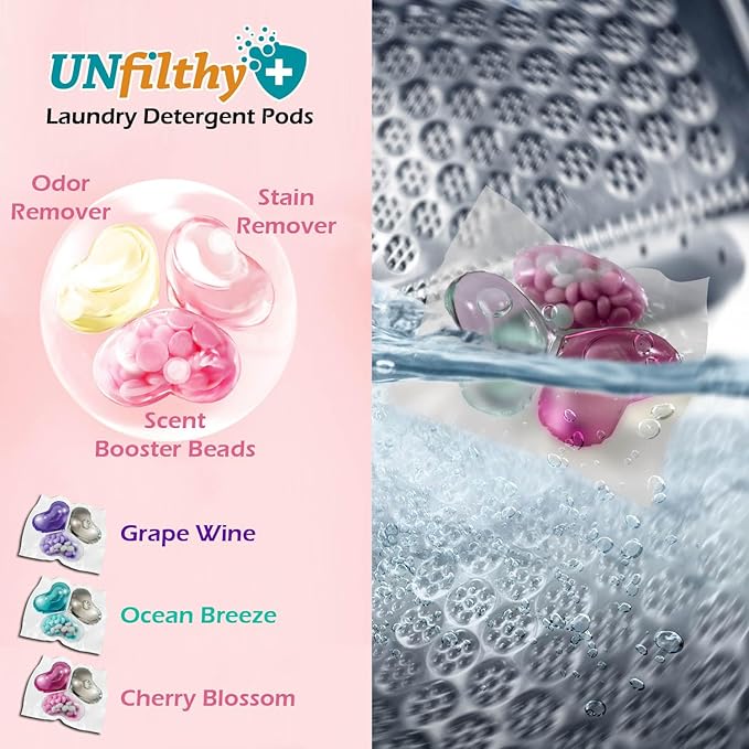 UNfilthy Concentrated Cherry Blossom Laundry Pacs (120)