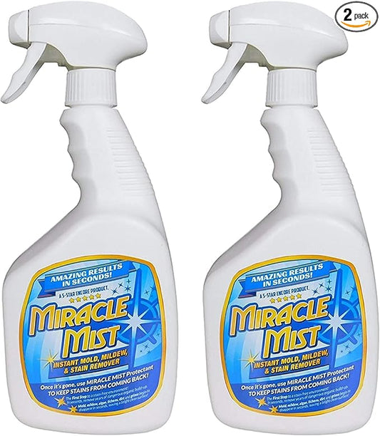 Instant Mold and Mildew Stain Remover 32 Oz. by Encore Coating | 2 Pack (64 Oz Spray)