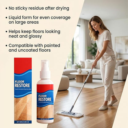 100ML Multi-Floor Polish & Restorer, Effective Stain Remover & Scratch Concealer for Home Floors