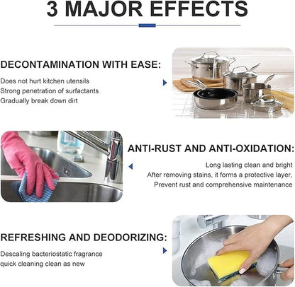 All Purpose Rinse Cleaning Spray, Bubble Cleaner Foam Spray, Foaming Heavy Oil Stain Cleaner Kitchen Spray, Foam All-Purpose Household Cleaners Cleaning Supplies (100ml*2)