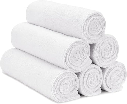 S&T INC. Microfiber Gym Towels, Yoga Towel for Home and Gym Bag, 16 Inch x 27 Inch, 6 Pack