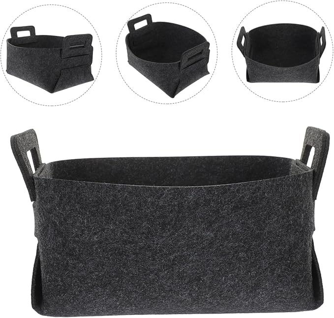 Kichvoe Foldable Laundry Basket Capacity Clothes Hamper Multipurpose Storage Bin for Dorms Home Travel Felt Organizer for Sporting Goods
