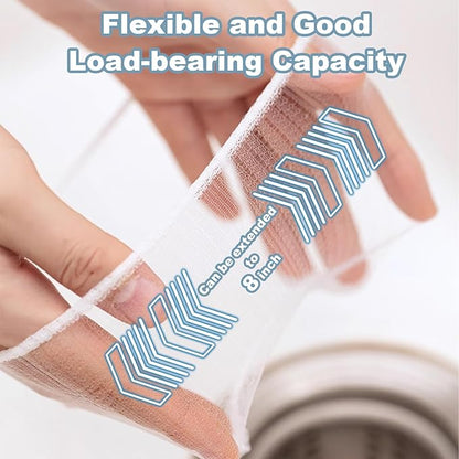 200 PCS Kitchen Mesh Sink Strainer, Disposable Sink Strainer Covers, Drain Nets for Kitchen Sink for Collecting Kitchen Food Waste Leftover Garbage