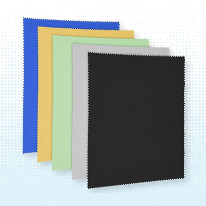Eco-Fused XL Microfiber Cleaning Cloths - 5 Pack - 12 x 12 inch (30.5 x 30.5 cm) - Quickly Remove Fingerprints, Dust and Smudges from Tablet, TV and Notebook Screens Without Scratches or Marks
