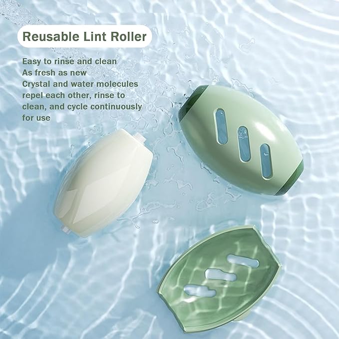 Washable Reusable Lint Roller for Clothes, Lint Rollers for Pet Hair Extra Sticky, Dog Cat Pet Hair Remover for Clothes, Portable Travel Sticky Rollers for Dust Lint Hair