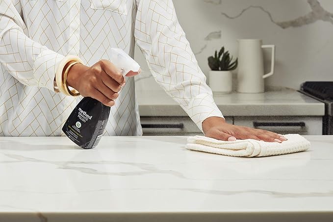 Method Granite Polish, Apple Orchard, Polishes and Shines Granite, Marble and Sealed Stone Surfaces, 14 oz Spray Bottles (Pack of 6)