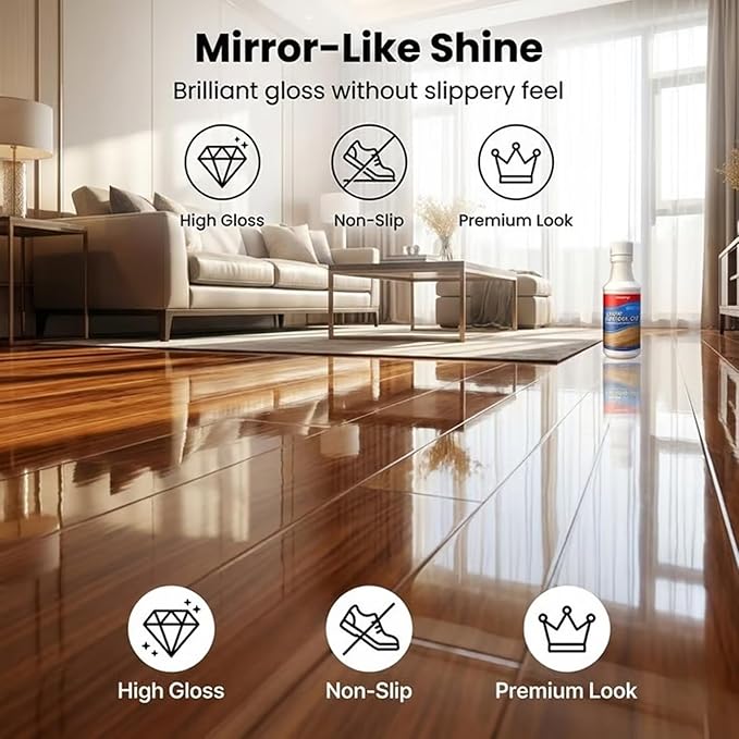 Instant Floor & Furniture Restorer, For Daily Floor Scratch Care, Leaves Scratches Virtually Undetectable, Floors Restorer & Polish For Tile, Shine Wood, Laminate, Vinyl, Bamboo (1)