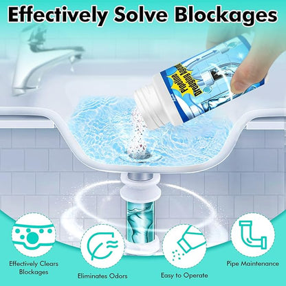 Wild Tornado Sink and Drain Cleaner,Powerful Pipeline Dredging Agent,Drain Clog Remover for for Quick Unclogs Bathroom and Kitchen Sinks,Drains
