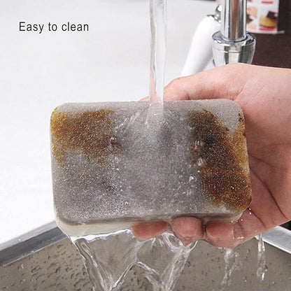 Sponge Individually Wrapped, Kitchen Dishwashing Sponges Bulk, Non Scratch Dishes Scouring Pad, Odor-Free Cleaning Sponge Wipes Scrubber Suitable for Travel Camping Apartments(24 Pack)
