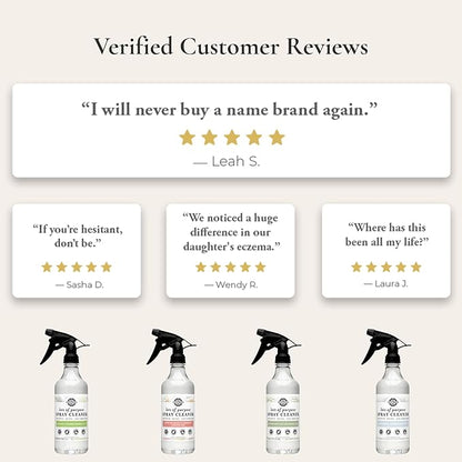 Rustic Strength Lots of Purpose Spray Cleaner, Bergamot & Cypress, Multi-Surface, pH Balanced, Non-Toxic, Biodegradable, 16 oz