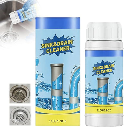 2PCS Sink and Drain Cleaner Powder for Kitchen and Bathroom Sinks Shower Tub - Drain Clog Remover Unclogging Cleaner for Daily Cleaning (4)