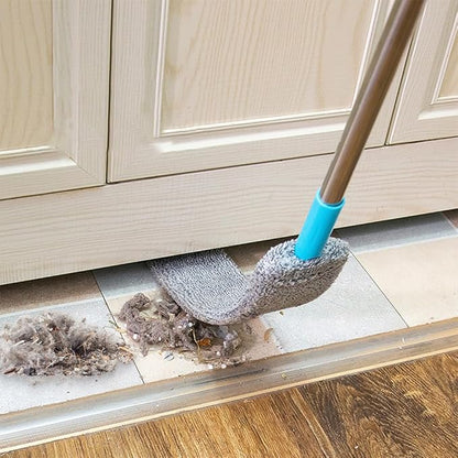 Retractable Gap Dust Cleaner, Extendable Microfiber Duster with Bendable Head, Reusable Washable Gap Duster Cleaning Tool for Home Kitchen Ceiling Blinds Sofa Bed Fridge Under Furniture (Set B)