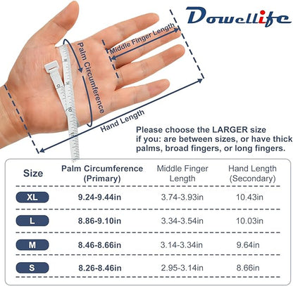 Dowellife Level 5 Cut Resistant Gloves with Silicone Coating, Food Grade Kitchen Knife Safety Gloves, Work Gloves for Chef, Mandoline Oyster Shucking Meat Cutting Wood Carving (Gray Small)