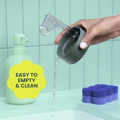 Brite by Scotch-Brite Scrub & Wipe with Drain + Dry Stand, Kitchen Sponge for Washing Dishes, 1 Scrub Sponge