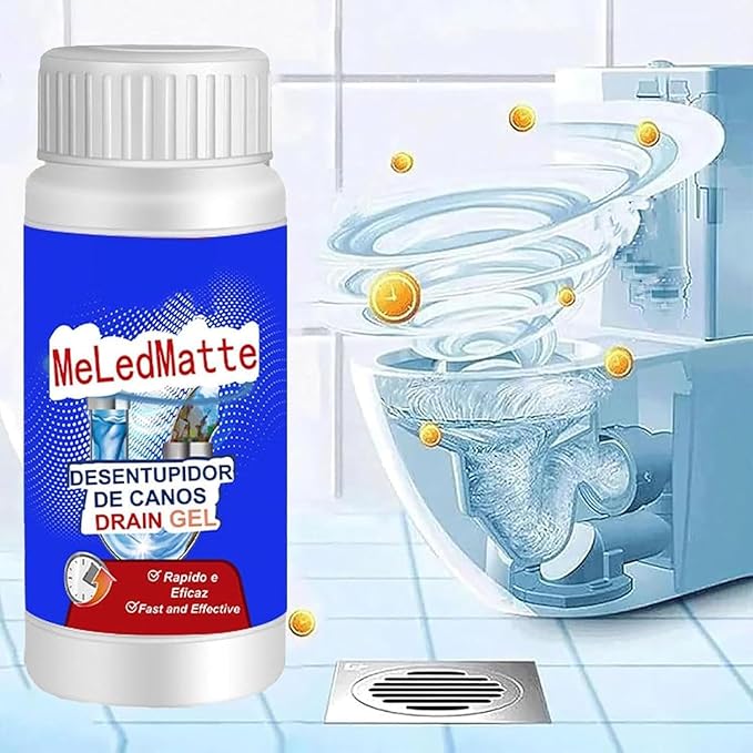Powerful Pipe Dredging Agent, Meledmatte Drain Cleaner, Powerful Pipe Cleaner,Sink Drain Cleaner For Kitchen Toilet Pipeline Quick Cleaning Tool (3)