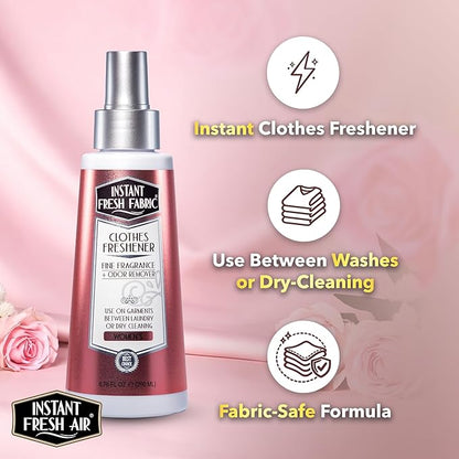Clothes Freshener Spray & Deodorizer Odor Eliminator - Works Instantly with Noxban™ - Eco-Friendly Fabric Refresher & Odor Neutralizer - Safe for Garments, Linens, Bedding - Women's