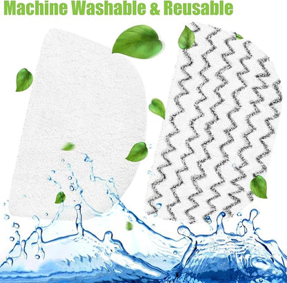 6 Pack Washable Steam Mop Pads Replacement for 1940 Series, 1544A, 2075A, 1440, 1940W, 19404, 1806, 1940A, 5938, 19408, 1940Q