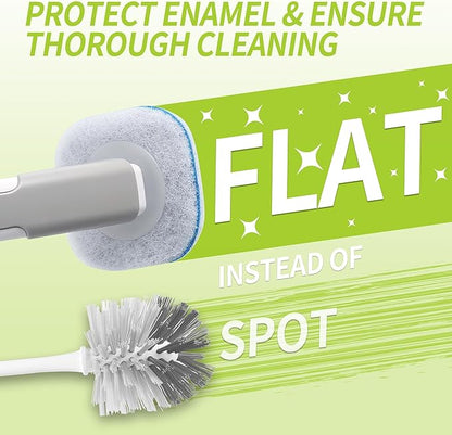 Toilet Bowl Cleaner Wand Refills Compatible with CLOROX, 21 Count Disposable Toilet Brush Refills, Replacement Heads for Toilet Cleaning System