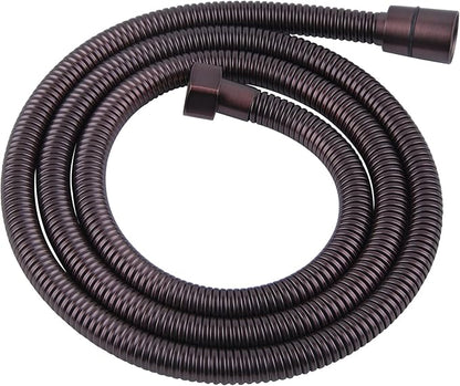 Flexible Shower Hose 59 Inches, APLusee 304 Stainless Steel Shower Tube With Swivel Brass Connector, Extension Replacement Part For Handheld Sprayer And Bidet, Oil Rubbed Bronze