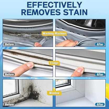 Mold Stain Remover Gel, Effective Washing Machine Cleaner, Household Cleaner for Bathroom Grout, Sink,Tile, Shower, Caulk